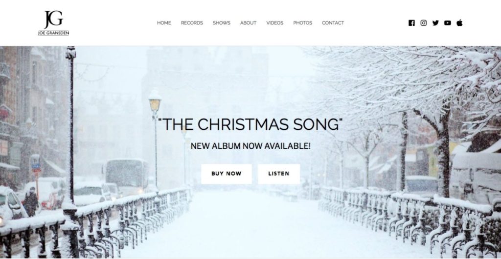 The Christmas Song - A new Big Band Jazz Album by Joe Gransden